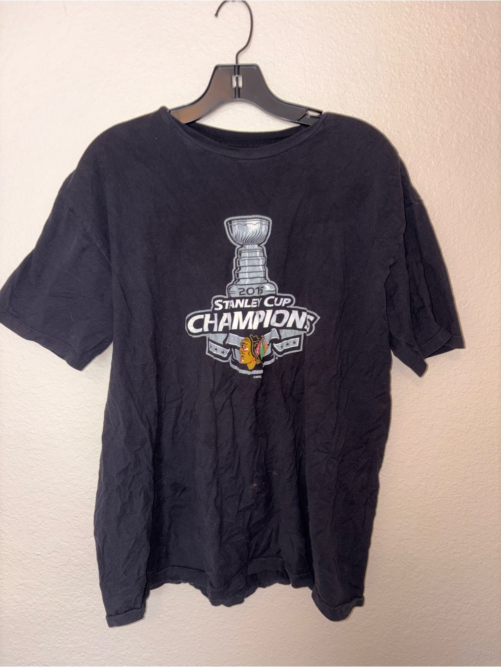 2015 Stanley Cup Champions Black T-Shirt